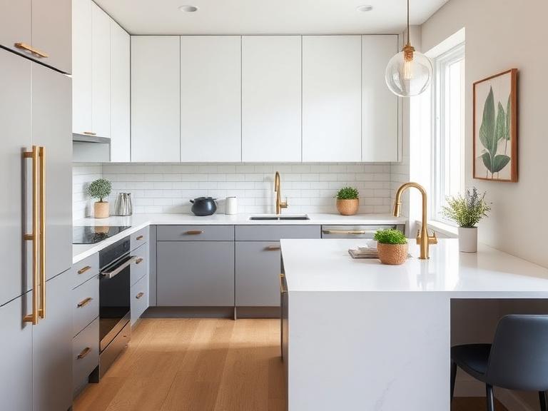 Remodelled condominium kitchen in Ampang