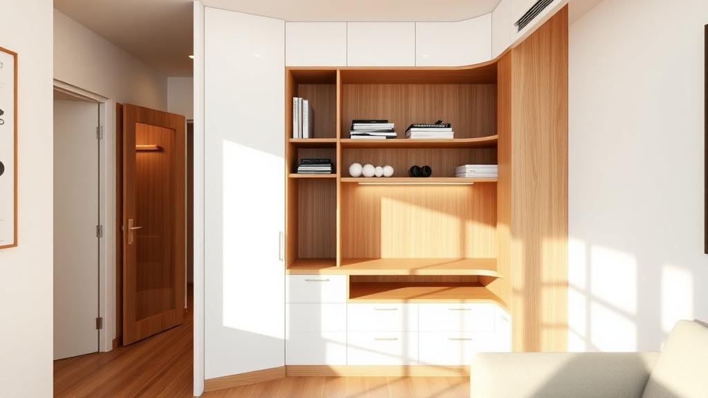 Cleverly designed compact condo corner